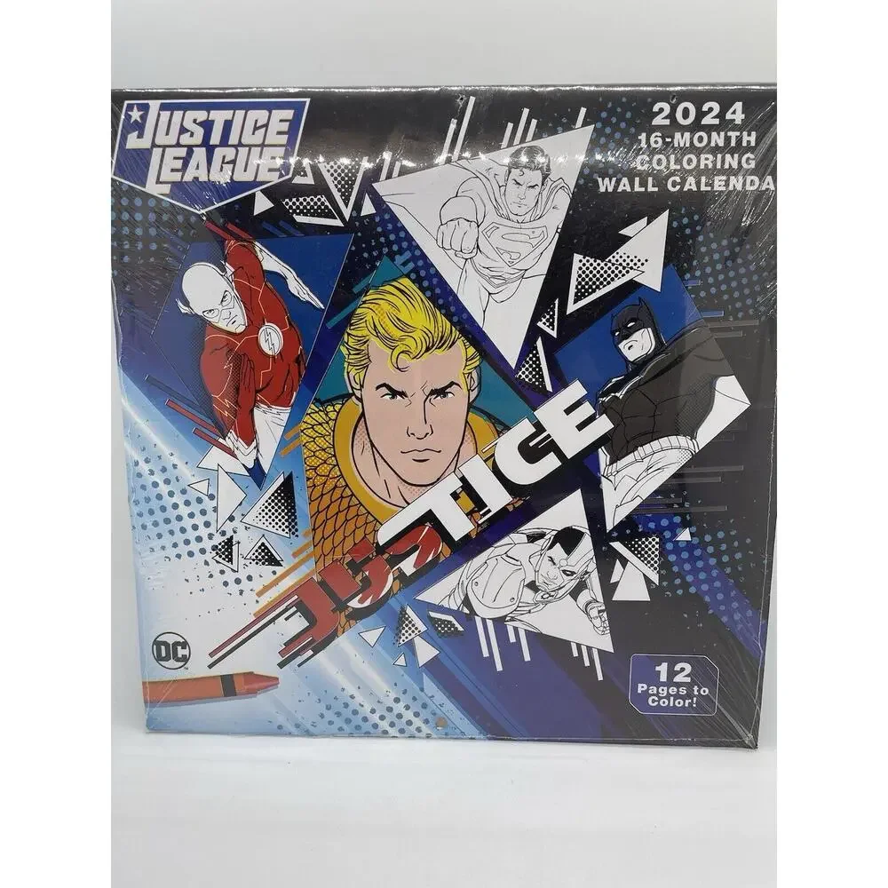 Justice League 2024 Wall Calendar 10